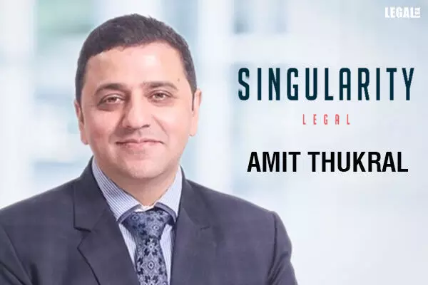 Singularity Legal adds Amit Thukral as Chief Growth Officer
