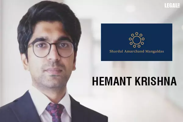 Shardul Amarchand Mangaldas adds Hemant Krishna in General Corporate Practice in Bengaluru