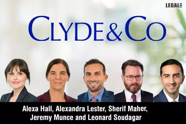 Clyde & Co Promotes 5 Lawyers in Dubai to Equity Partner Level
