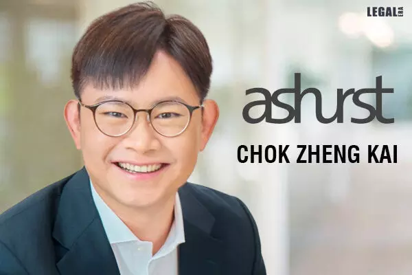 Chok Zheng Kai joins Ashurst ADTLaw as Associate Director in the Corporate Real Estate Practice