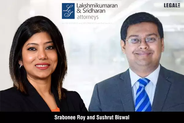 Lakshmikumaran & Sridharan strengthens Corporate and M&A practice with the addition of Srabonee Roy and Sushrut Biswal as Partners