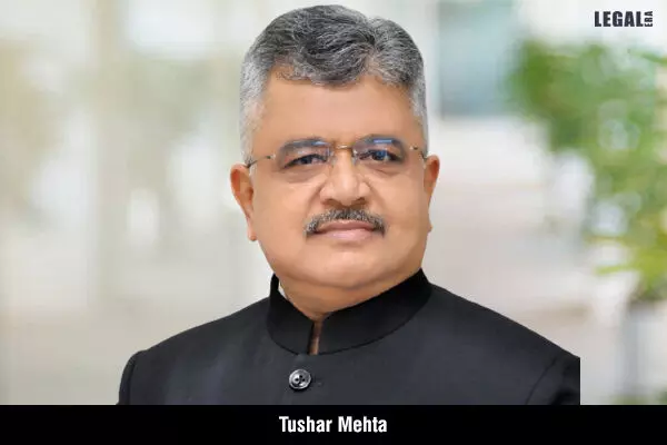 Centre Re-Appoints Tushar Mehta as Solicitor General of India