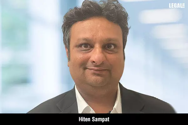 Hiten Sampat joins Patel Engineering as General Counsel