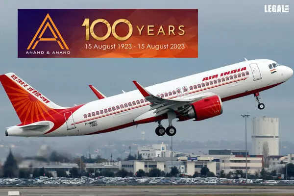 Anand & Anand acted for Air India in Rebranding