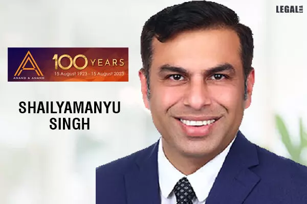Shailyamanyu Singh joins Anand and Anand as a Partner Designate in IP and Corporate Practice