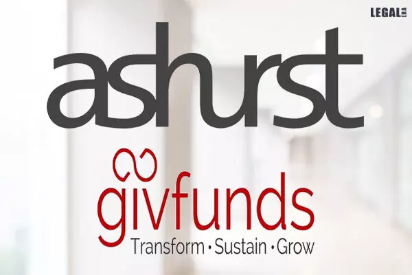 Ashurst Assisted Givfunds Global Impact with FCA Registration