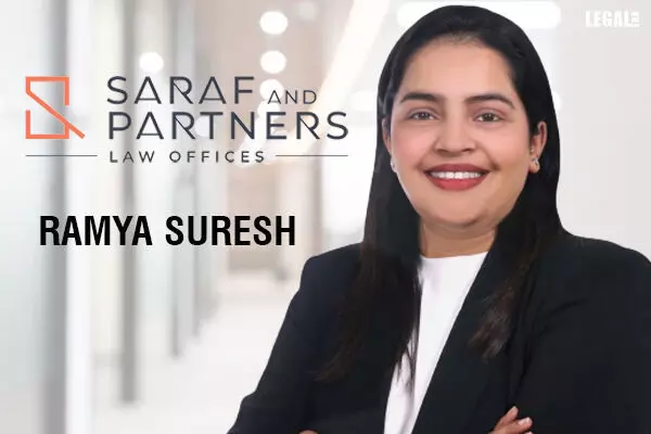 Saraf and Partners Elevates Corporate and M&A Practice with the Arrival of Partner Ramya Suresh