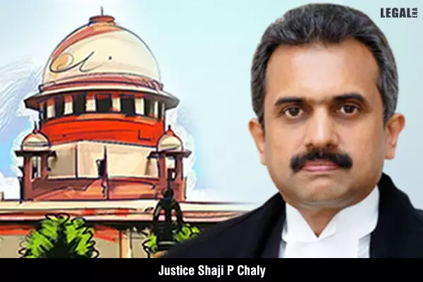 Justice Shaji P Chaly Appointed Central Government Counsel in Supreme Court