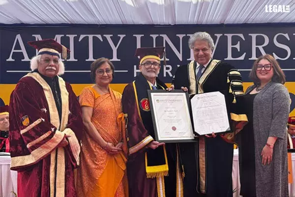 Shardul Shroff Awarded Honorary Doctorate In Law by Amity University