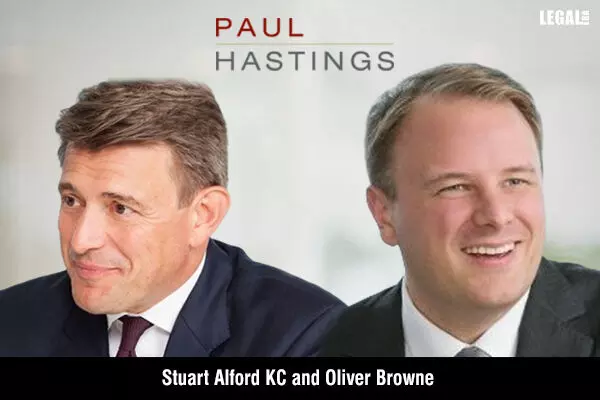 Paul Hastings boosts London investigations and litigation bench by adding Stuart Alford KC and Oliver Browne