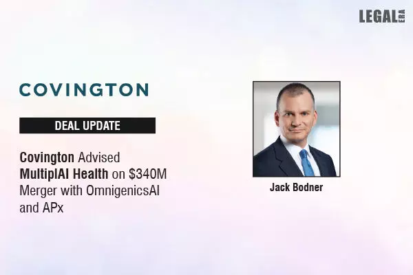 Covington Advised MultiplAI Health On $340M Merger With OmnigenicsAI And APx
