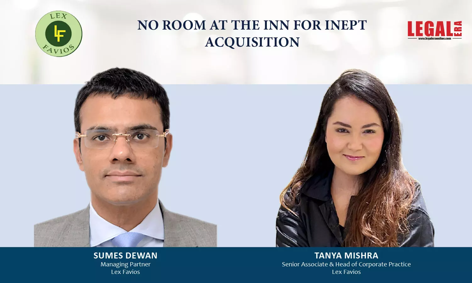 No Room At The Inn For Inept Acquisition