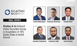Khaitan & Co Advised Daiwa Securities Group In Acquisition Of 15% Equity Stake In Ambit Finvest
