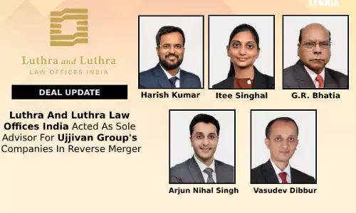 Luthra And Luthra Law Offices India Acted As Sole Advisor For Ujjivan Groups Companies In Reverse Merger Luthra And Luthra Law Offices India Acted As Sole Advisor For Ujjivan Groups Companies In Reverse Merger