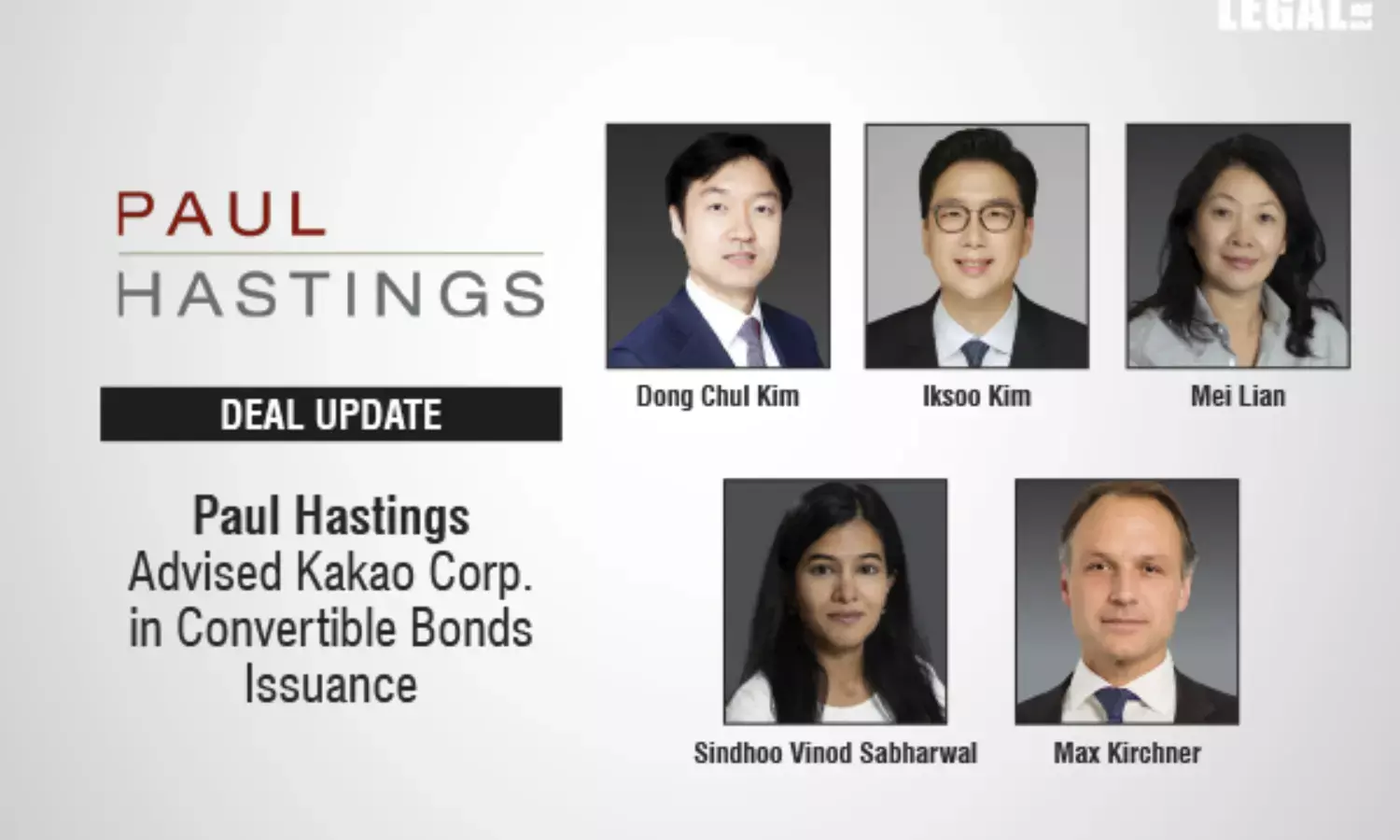 Paul Hastings Advised Kakao Corp. In Convertible Bonds Issuance