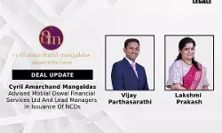 Cyril Amarchand Mangaldas Advised Motilal Oswal Financial Services Ltd. And Lead Managers In Issuance Of NCDs