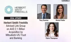 Herbert Smith Freehills Advised Link Group On AUD 2.1 Billion Acquisition By Mitsubishi UFJ Trust And Banking