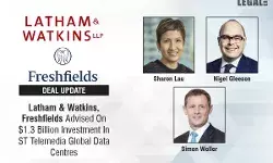 Latham & Watkins, Freshfields Advised On $1.3 Billion Investment In ST Telemedia Global Data Centres Latham & Watkins, Freshfields Advised On $1.3 Billion Investment In ST Telemedia Global Data Centres