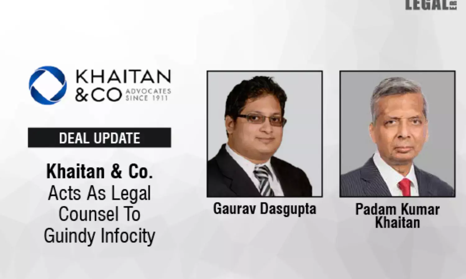 Khaitan & Co Acted For Guindy Infocity On Developing Residential Apartments In Kolkata