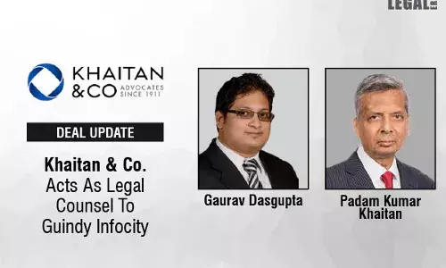 Khaitan & Co Acted For Guindy Infocity On Developing Residential Apartments In Kolkata Khaitan & Co Acted For Guindy Infocity On Developing Residential Apartments In Kolkata
