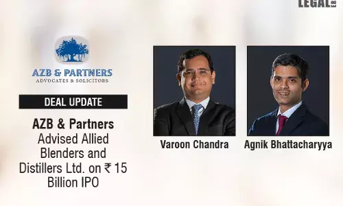 AZB & Partners Advised Allied Blenders And Distillers Ltd. On ₹15 Billion IPO AZB & Partners Advised Allied Blenders And Distillers Ltd. On ₹15 Billion IPO