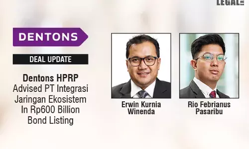 Dentons HPRP Advised PT Integrasi Jaringan Ekosistem In Rp600 Billion Bond Listing Dentons HPRP Advised PT Integrasi Jaringan Ekosistem In Rp600 Billion Bond Listing