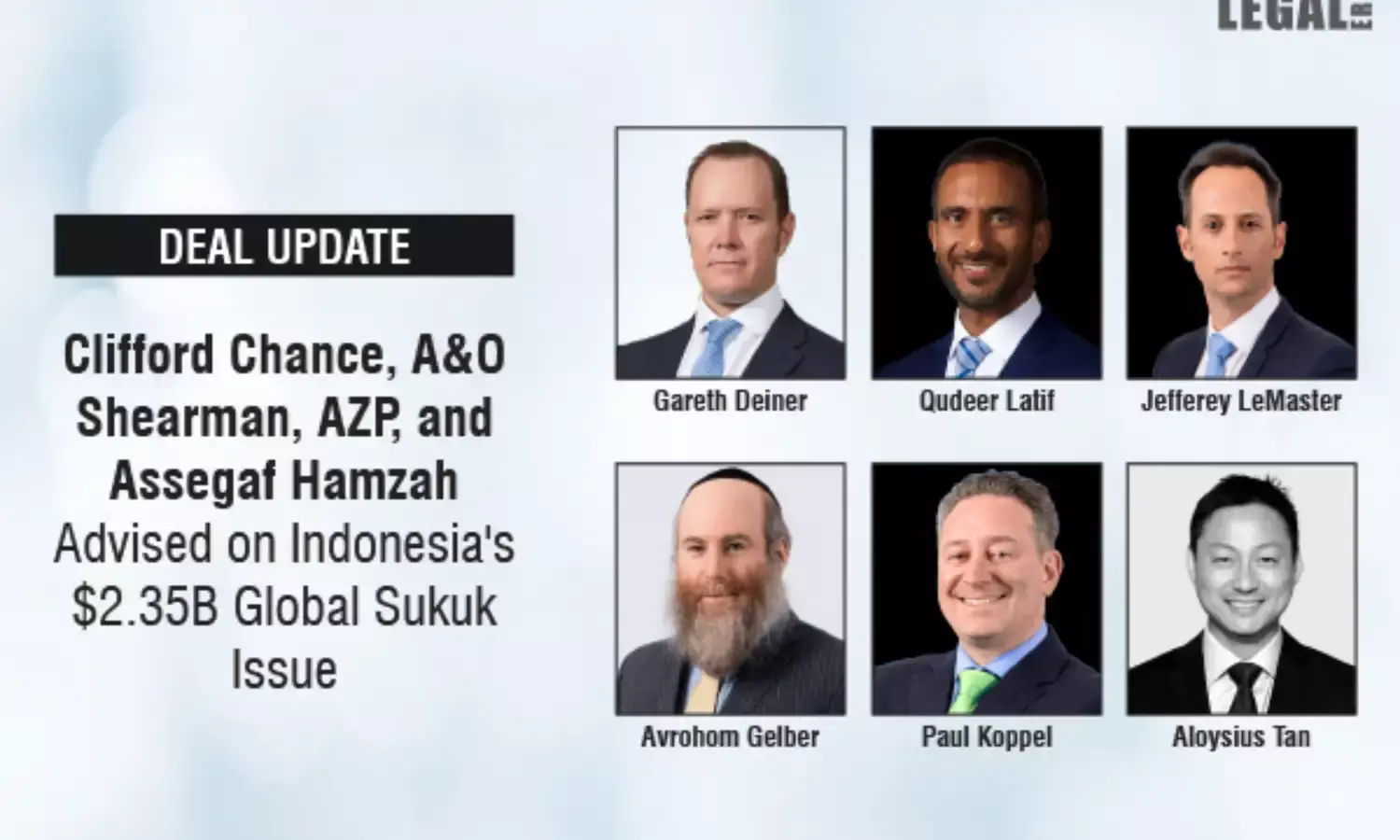 Clifford Chance, A&O Shearman, AZP, And Assegaf Hamzah Advised On Indonesias $2.35B Global Sukuk Issue