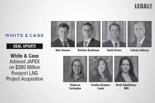 White & Case Advised JAPEX On $380 Million Freeport LNG Project Acquisition White & Case Advised JAPEX On $380 Million Freeport LNG Project Acquisition
