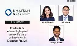 Khaitan & Co Advised Lightspeed Venture Partners On Investment In Kiranakart Pte. Ltd.