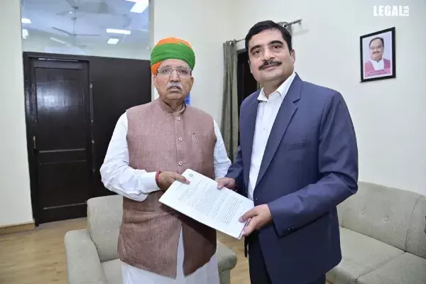 GCAI Founder Dr. Sanjeev Gemawat Meets Law Minister, Seeks Statutory Recognition For General Counsels