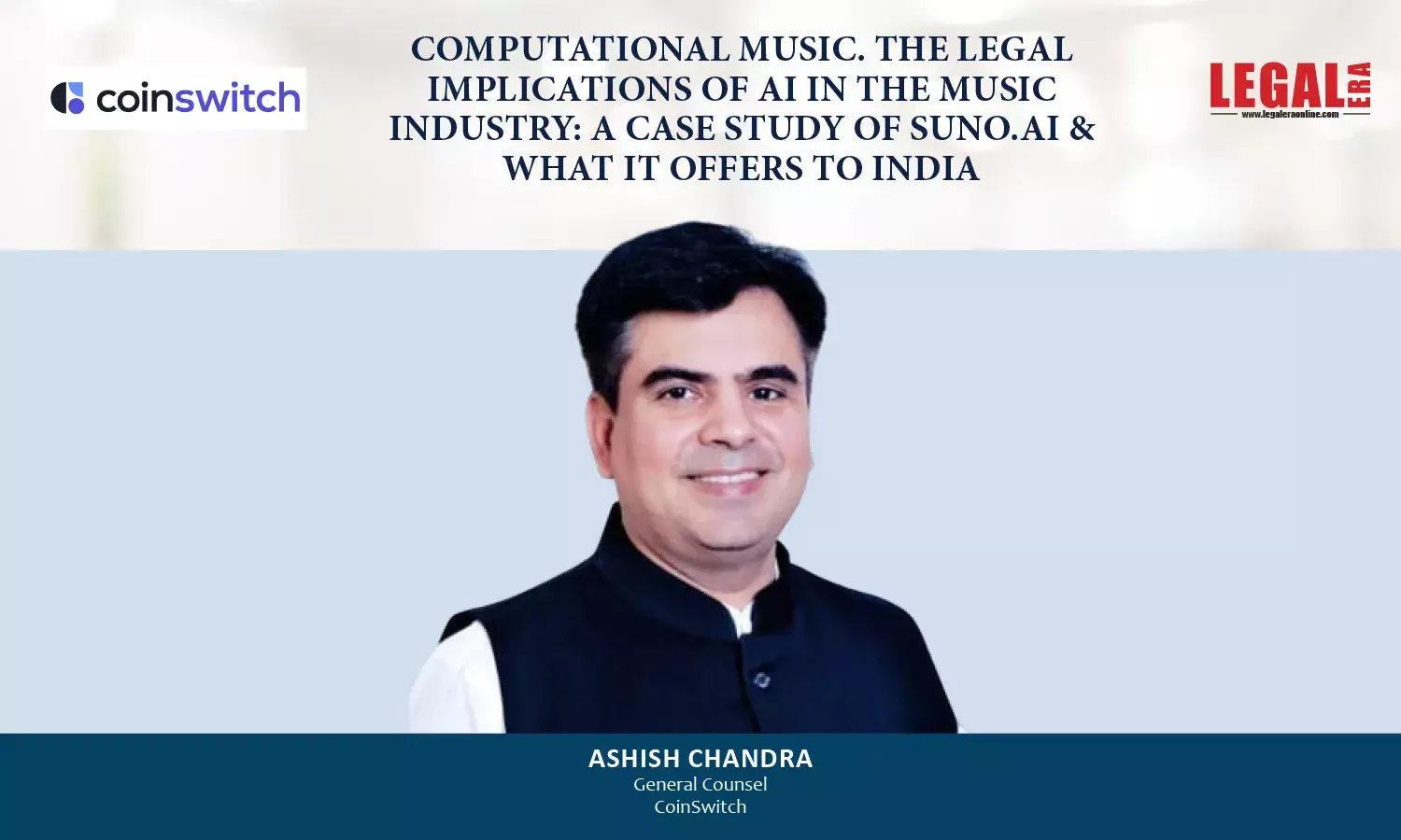 Computational Music. The Legal Implications Of AI In the Music Industry: A Case Study Of Suno.ai & what It offers To India