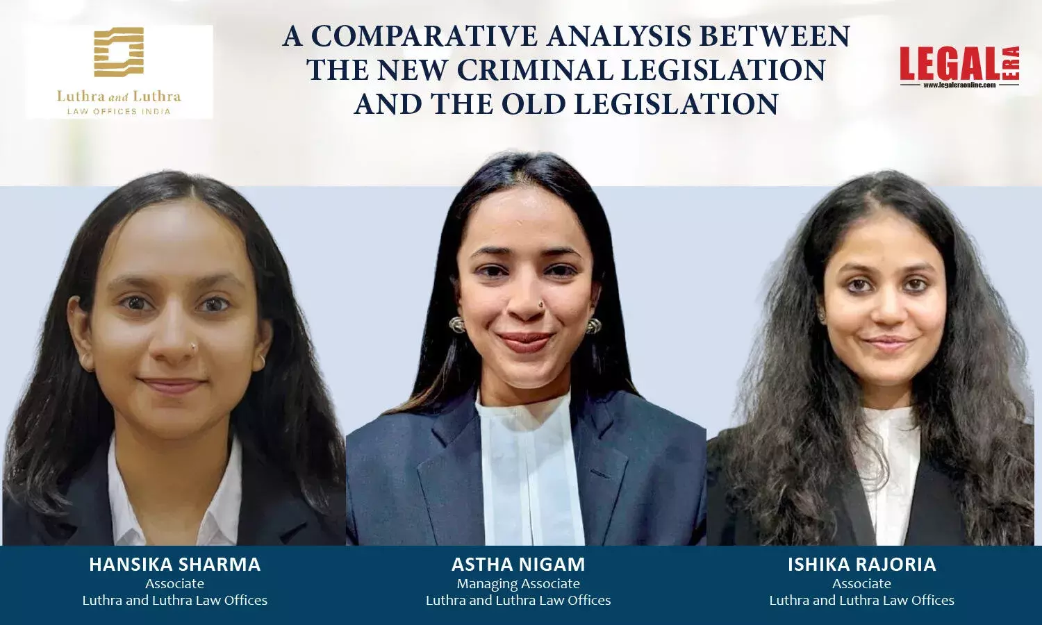 A Comparative Analysis Between The New Criminal Legislation And The Old Legislation