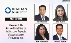 Khaitan & Co Advised Madhive On Indian Law Aspects Of Acquisition Of Frequence Inc. Khaitan & Co Advised Madhive On Indian Law Aspects Of Acquisition Of Frequence Inc.