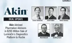 Akin Advised Pharmakon Advisors In $295 Million Sale Of LumiraDx’s Diagnostics Platform To Roche
