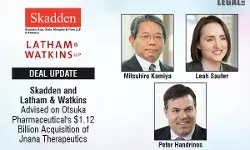 Skadden And Latham & Watkins Advised On Otsuka Pharmaceuticals $1.12 Billion Acquisition Of Jnana Therapeutics Skadden And Latham & Watkins Advised On Otsuka Pharmaceuticals $1.12 Billion Acquisition Of Jnana Therapeutics