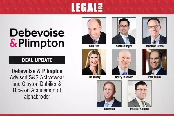 Debevoise & Plimpton Advised S&S Activewear And Clayton Dubilier & Rice On Acquisition Of Alphabroder