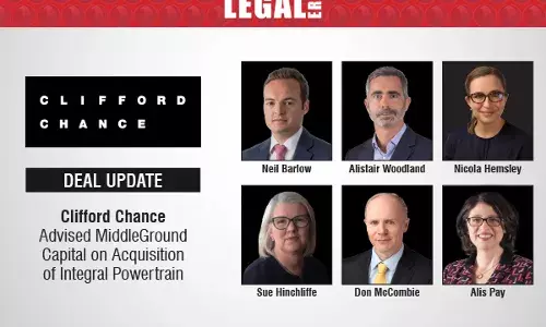 Clifford Chance Advised MiddleGround Capital On Acquisition Of Integral Powertrain
