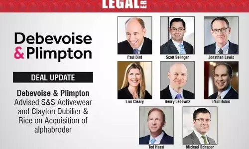 Debevoise & Plimpton Advised S&S Activewear And Clayton Dubilier & Rice On Acquisition Of Alphabroder Debevoise & Plimpton Advised S&S Activewear And Clayton Dubilier & Rice On Acquisition Of Alphabroder