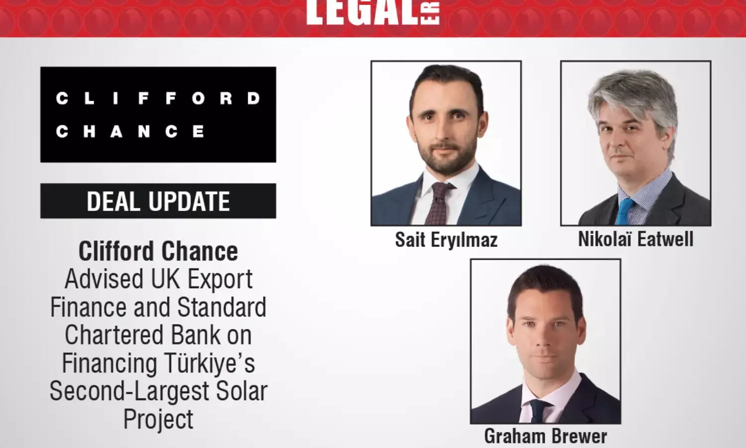 Clifford Chance Advised UK Export Finance And Standard Chartered Bank On Financing Türkiye’s Second-Largest Solar Project