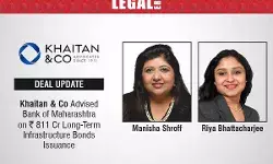 Khaitan & Co Advised Bank Of Maharashtra On ₹811 Cr Long-Term Infrastructure Bonds Issuance Khaitan & Co Advised Bank Of Maharashtra On ₹811 Cr Long-Term Infrastructure Bonds Issuance
