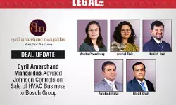 Cyril Amarchand Mangaldas Advised Johnson Controls On Sale Of HVAC Business To Bosch Group Cyril Amarchand Mangaldas Advised Johnson Controls On Sale Of HVAC Business To Bosch Group