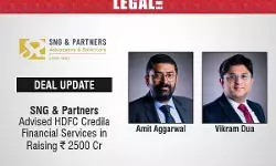 SNG & Partners Advised HDFC Credila Financial Services In Raising ₹2500 Cr