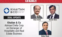 Khaitan & Co Advised Delta Corp On Demerger Of Hospitality And Real Estate Business Khaitan & Co Advised Delta Corp On Demerger Of Hospitality And Real Estate Business