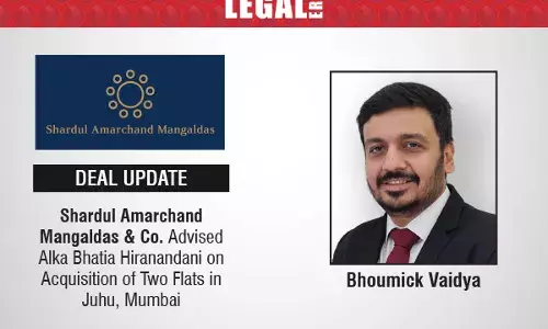 Shardul Amarchand Mangaldas & Co. Advised Alka Bhatia Hiranandani On Acquisition Of Two Flats In Juhu, Mumbai