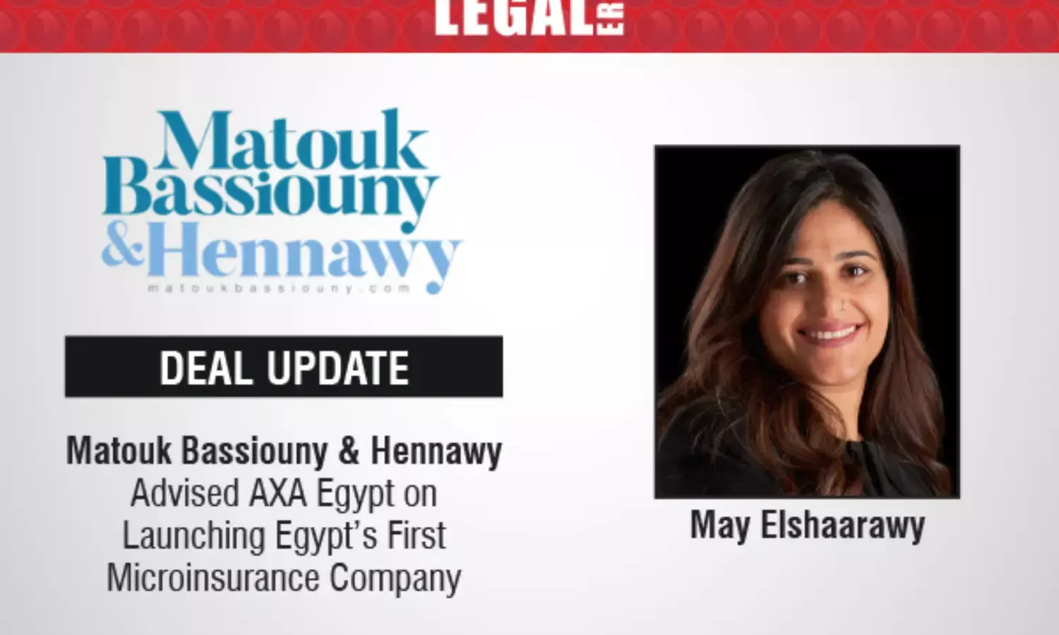 Matouk Bassiouny & Hennawy Advised AXA Egypt On Launching Egypt’s First Microinsurance Company