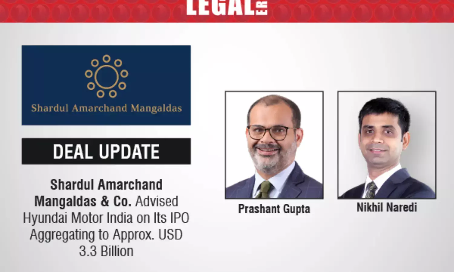 Shardul Amarchand Mangaldas & Co. Advised Hyundai Motor India on Its IPO Aggregating to Approx. USD 3.3 Billion