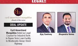 Cyril Amarchand Mangaldas Acted As Legal Counsel For IndusInd Bank In Rupee Term Loan Facility To Montecarlo Sinnar Shirdi Highway Cyril Amarchand Mangaldas Acted As Legal Counsel For IndusInd Bank In Rupee Term Loan Facility To Montecarlo Sinnar Shirdi Highway