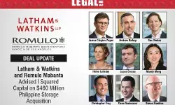 Latham & Watkins and Romulo Mabanta Advised I Squared Capital On $460 Million Philippine Storage Acquisition