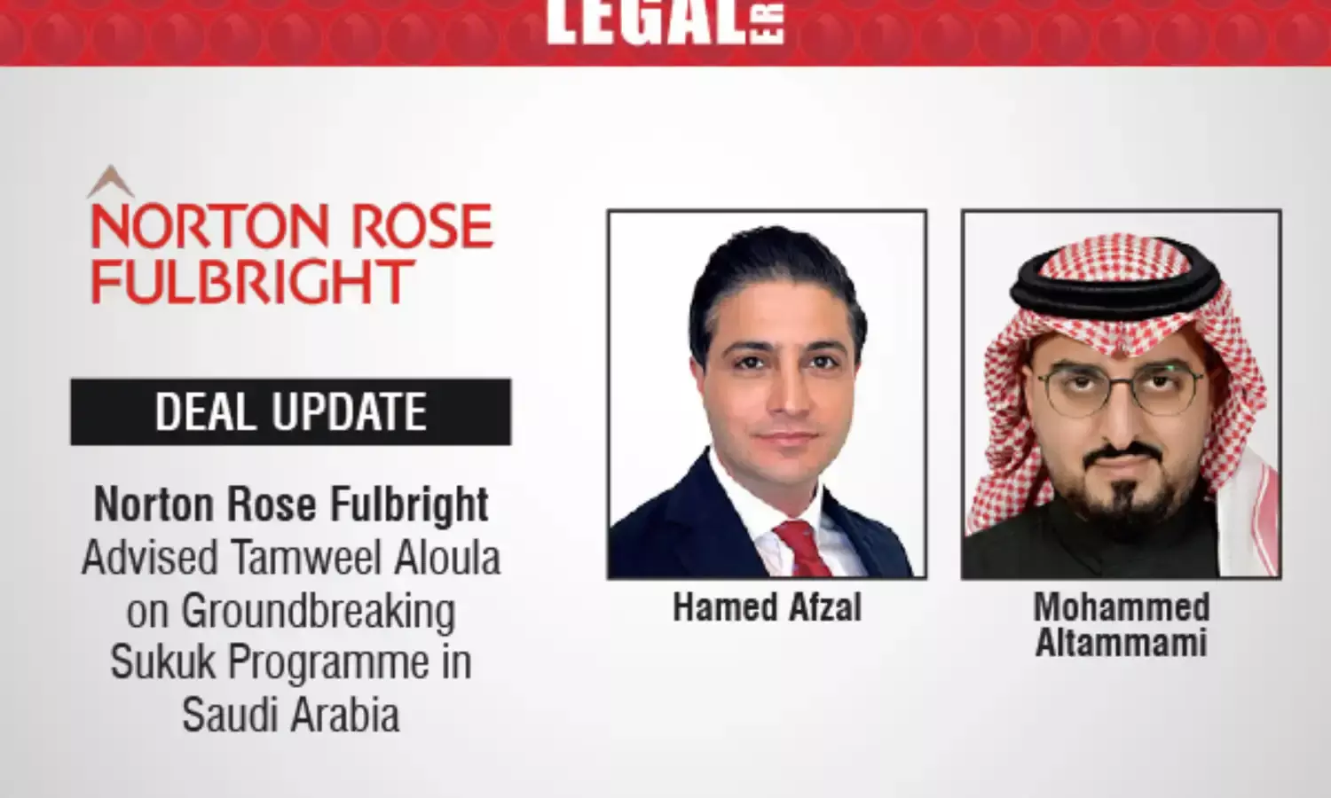 Norton Rose Fulbright Advised Tamweel Aloula on Groundbreaking Sukuk Programme in Saudi Arabia