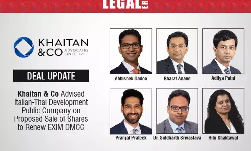 Khaitan & Co Advised Italian-Thai Development Public Company On Proposed Sale Of Shares To Renew EXIM DMCC Khaitan & Co Advised Italian-Thai Development Public Company On Proposed Sale Of Shares To Renew EXIM DMCC
